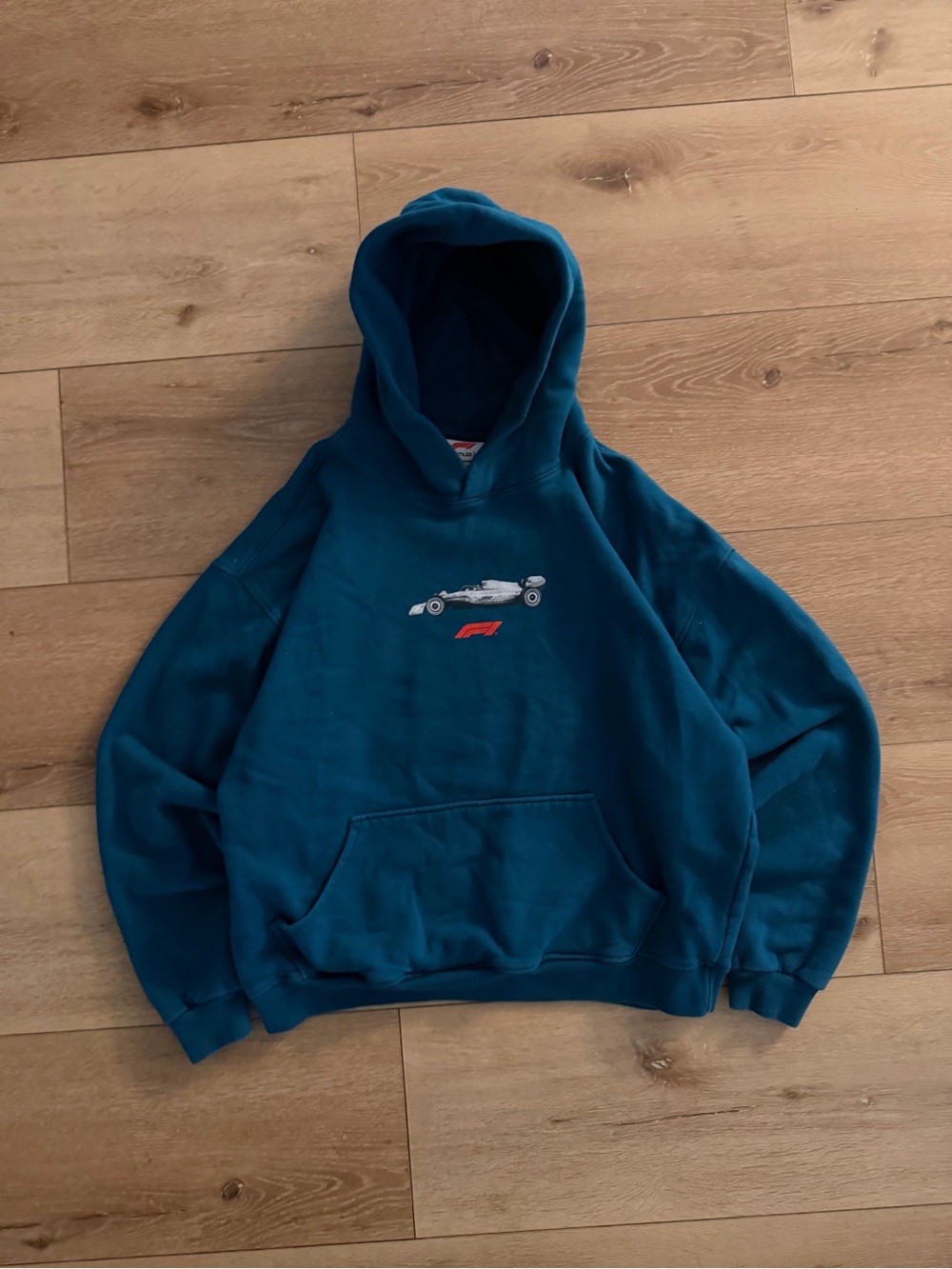 Pacsun blue F1 racing hoodie